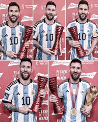 Visca Barca Messi Goat GIF