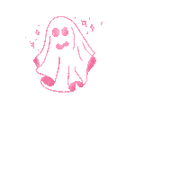 Pink Halloween Sticker