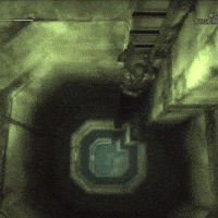 Thedudehimself snake climbing metal gear solid ladder GIF