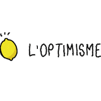 loptimisme logo lemon dessin citron Sticker