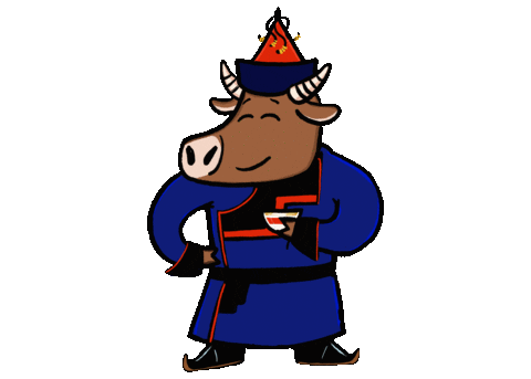 Cow Bull Sticker