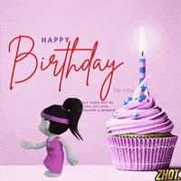 Happy Birthday Celebration GIF by Zhotcita