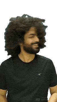 Big Hair Sticker by Jeremy Cabral