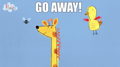 Go Away Summer GIF by Pablo