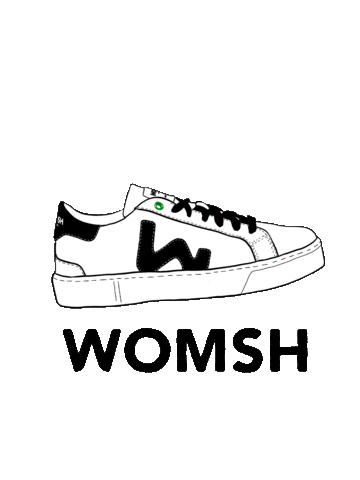 womsh giphyupload sneakers veganshoes choosethechange Sticker