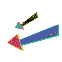 80S Arrow Sticker by Esprit