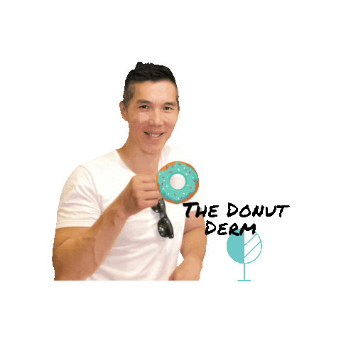 Donut Dermatologist Sticker by VivreSKIN Labs