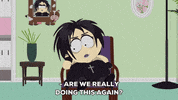 chair goth GIF by South Park 