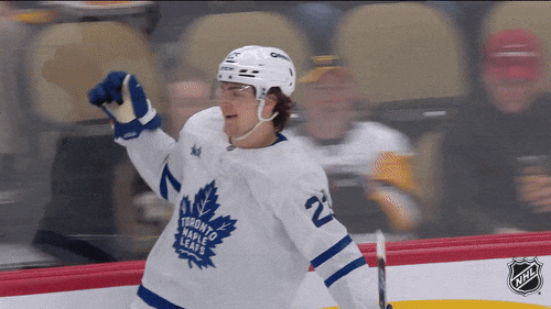 Happy Toronto Maple Leafs GIF by NHL