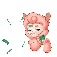 Pink Reaction Sticker
