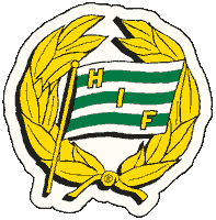 hammarbyfotboll logo sticker fotboll hammarby Sticker