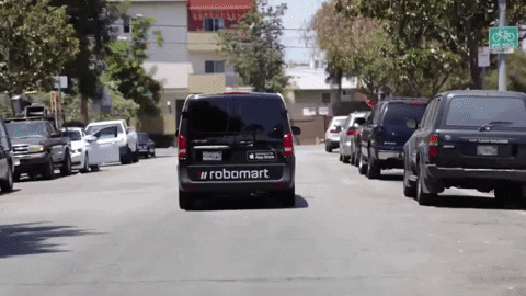 Delivery Driving GIF by Robomart