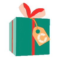 cornersbrookfield gift present bow corners Sticker