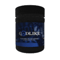 Godlike_energy gaming energy Energy drink blackberry Sticker