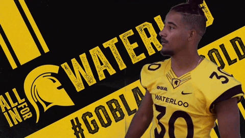 wloowarriors giphyupload football uwaterloo university of waterloo GIF