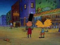 hey arnold nickelodeon GIF