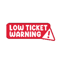 Low Ticket Warning Sticker by Live Nation