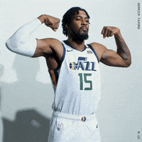 Flexing Derrick Favors GIF by Utah Jazz