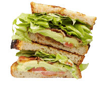 Sandwich Eating Sticker by Wish You Were Here Group