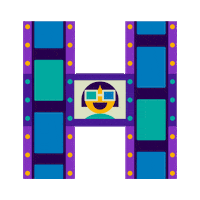 H Sticker by babylon