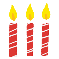 Birthday Candle Sticker