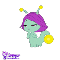 Wait What Hello Sticker by ShimmertheGlowworm