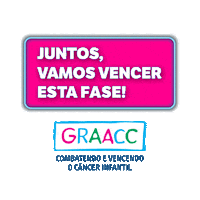 GRAACC cancer vencer cancer infantil cancerinfantil Sticker