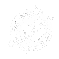 rachelwetk happy world together united Sticker