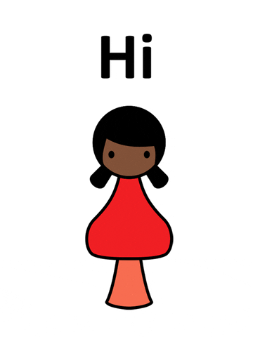Girl Hello GIF