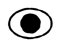 Look Eye Sticker by Gregory Darroll