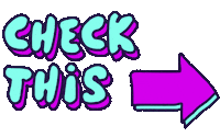 Swipe Up This Way Sticker