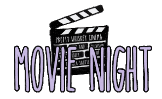 cinema movie night Sticker by Pretty Whiskey / Alex Sautter