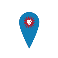 The Pride Lion Sticker by Loyola Marymount University