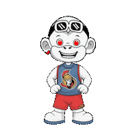 Ottawa Senators Go Sens Sticker by Zhot Shop