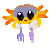 Hungry Marine Life Sticker by pikaole