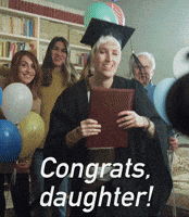 Congrats, Daughter!