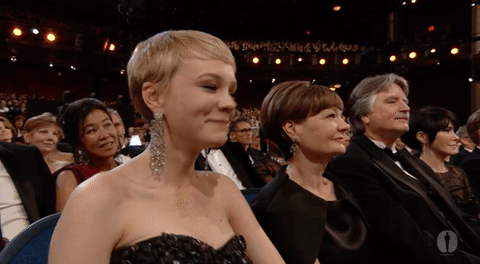 carey mulligan laughing GIF by The Academy Awards