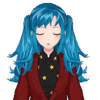 Tired Girl Sticker