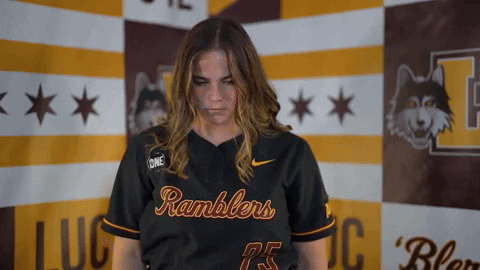 Loyola Softball GIF by LoyolaRamblers