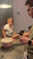 Toddler Learns Importance of Handwashing Thanks to Visual Trick Using Pepper and Soap