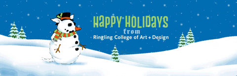 RinglingCollege giphyupload christmas holiday winter GIF