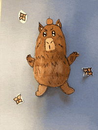 Capibara GIF by Kunstkwartier
