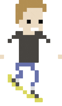 Pixel Smile Sticker by salim cheeks