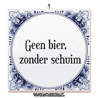 Humor Bier Sticker by Tegelspreuken.nl