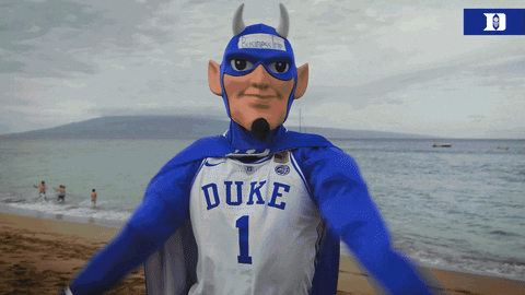 Blue Devil Flex GIF by Duke Men's Basketball