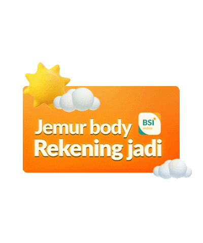Vitamin D Selfie Sticker by Bank Syariah Indonesia