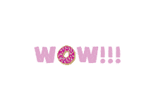 Pink Wow Sticker by ErziPlay