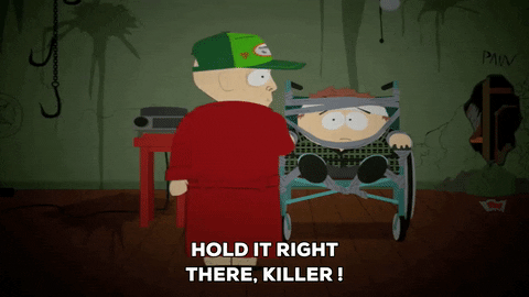 eric cartman attack GIF by South Park 