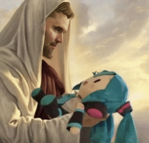 Hatsune Miku Jesus GIF