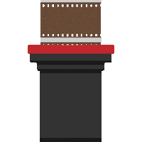 shot print Sticker by Mat Bura